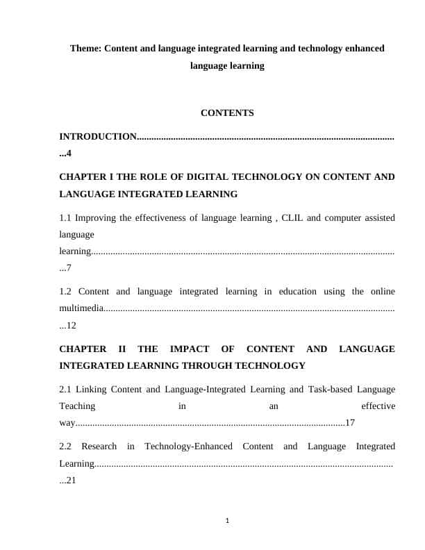 Content and language integrated learning and technology