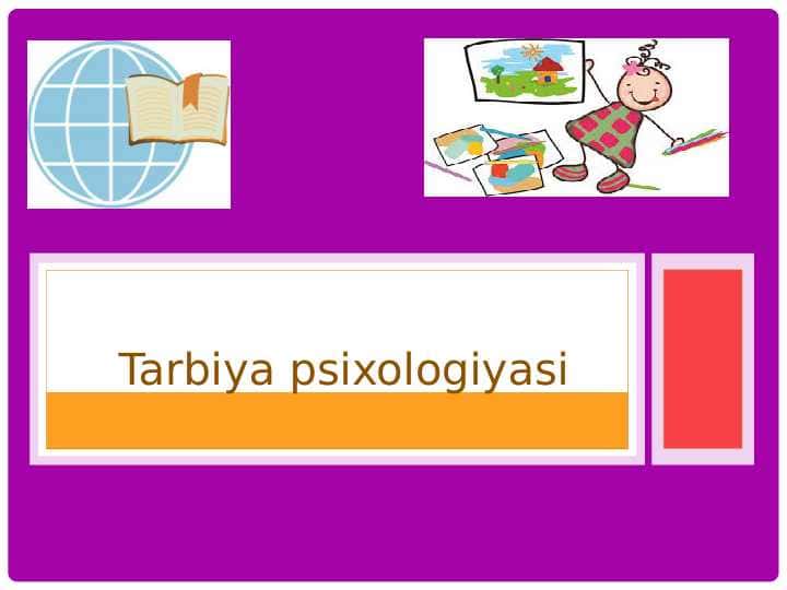 Tarbiya psixologiyasi