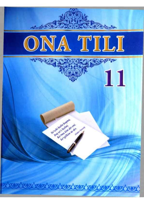 11- sinf ona tili darsligi