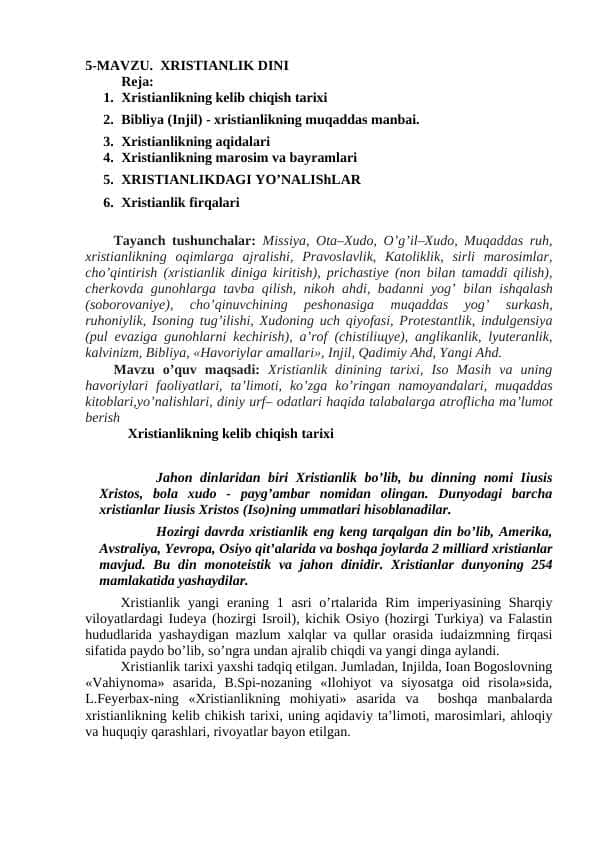 Xristianlik dini