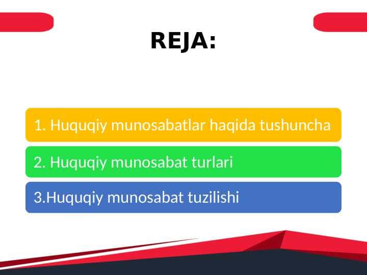 Huquqiy munosabatlar