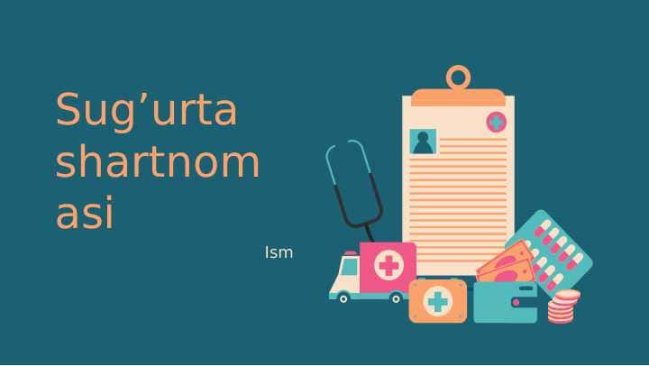 Sug'urta shartnomasi