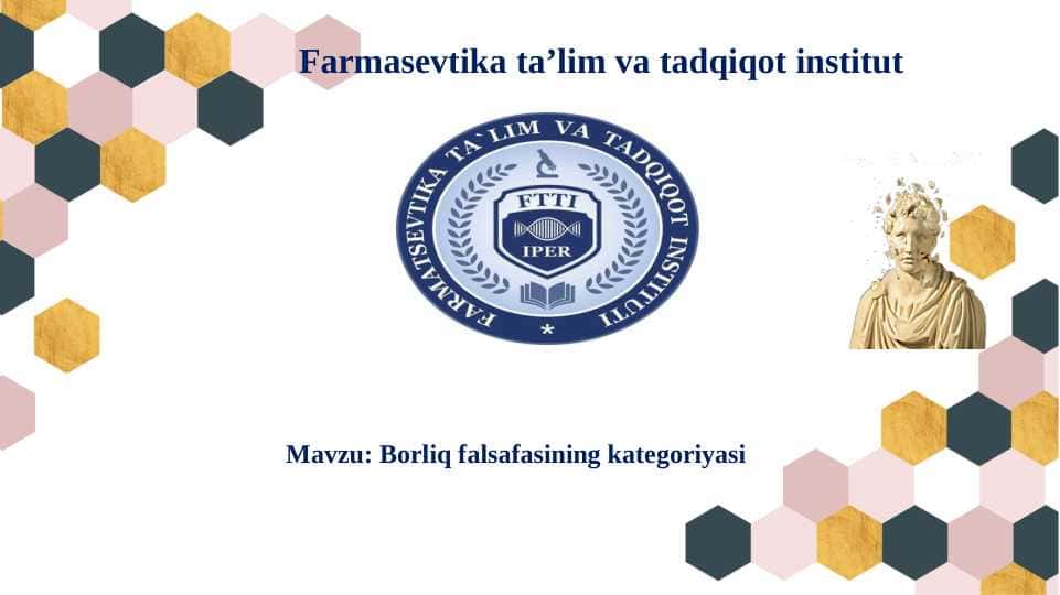 Borliq falsafasining kategoriyasi