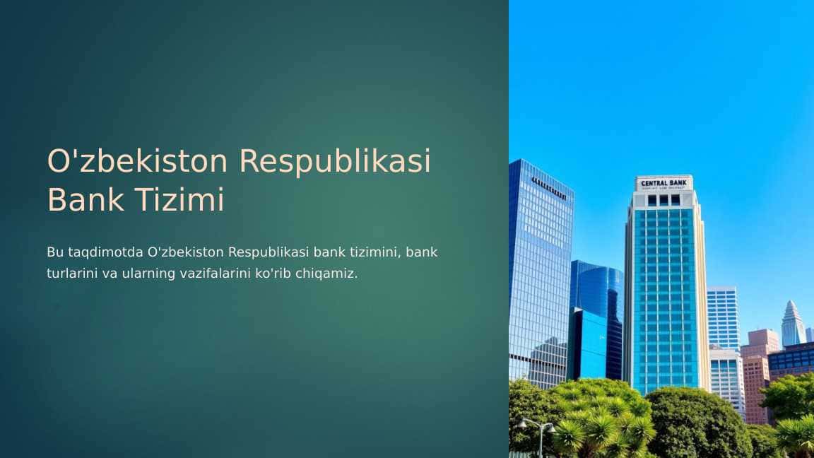 Bank tizimi