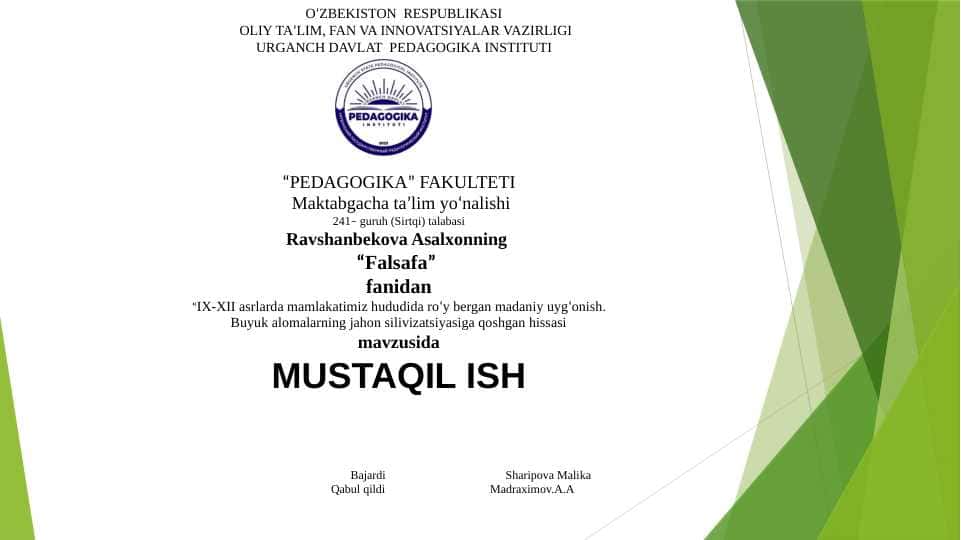 Muammo va uning tafakkur jarayonidagi tutgan oʻrni. Mantiq ilmi shakllanishida Aristotelning oʻrni