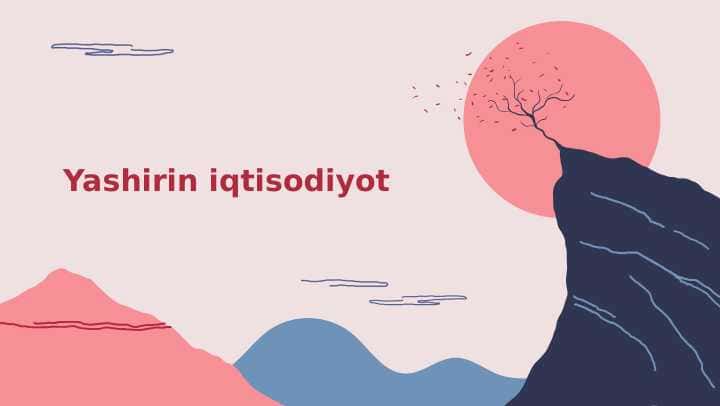 Yashirin (Xufyona) iqtisodiyot