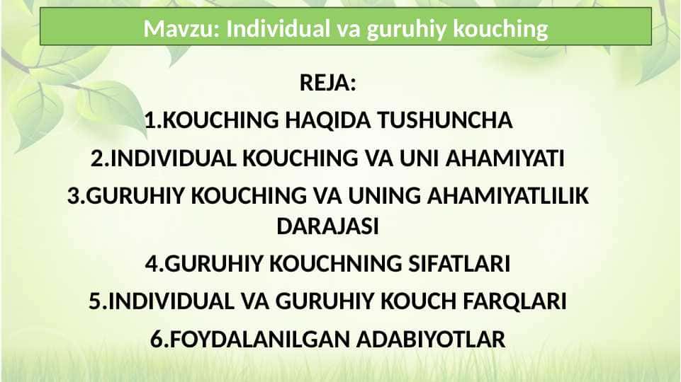 yangi o'zekistonda amalga oshirlayotgan ma'naviy o'zgarishlar