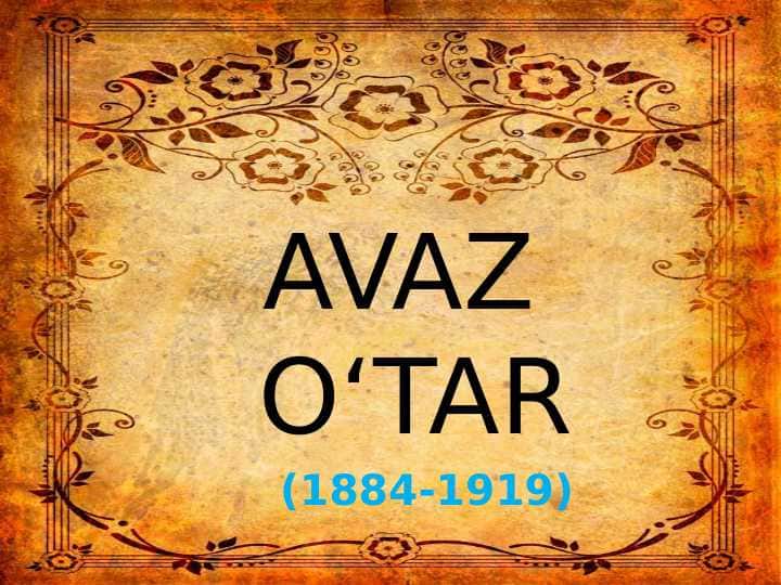 Avaz O'tar slayd