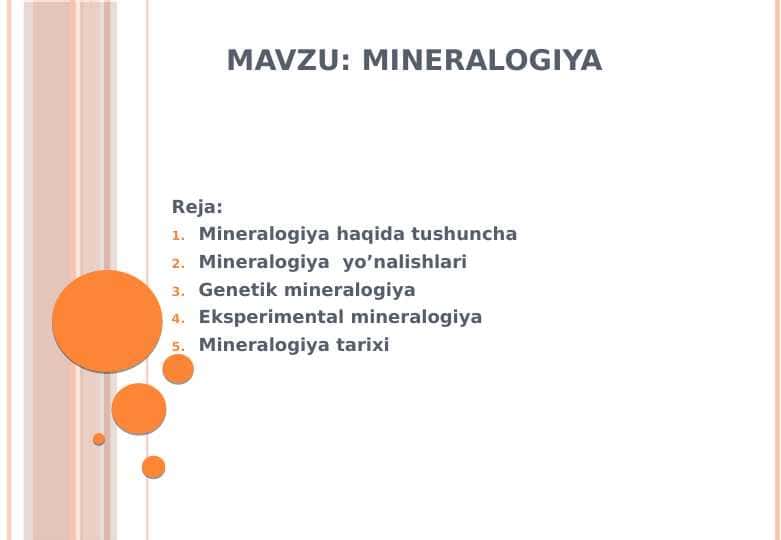 Mineralogiya