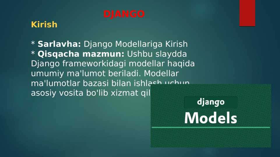 DJANGO