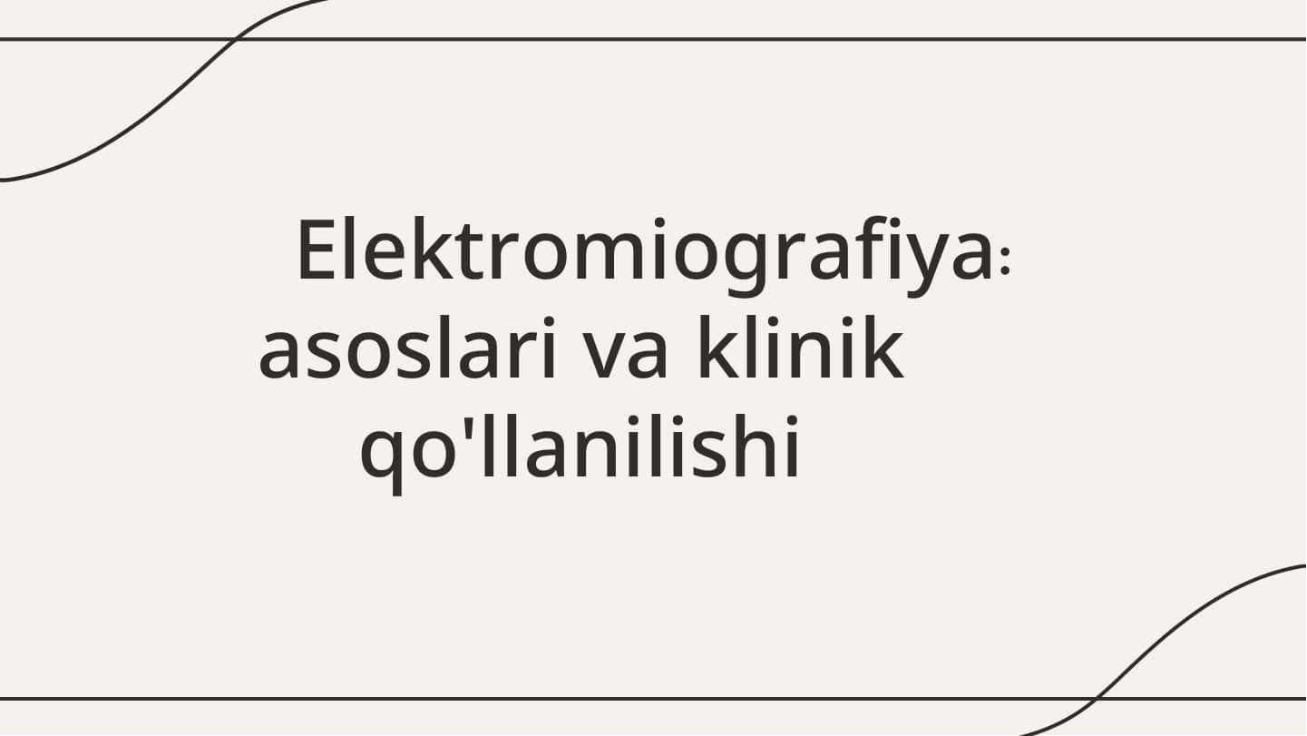 Elektromiografiya