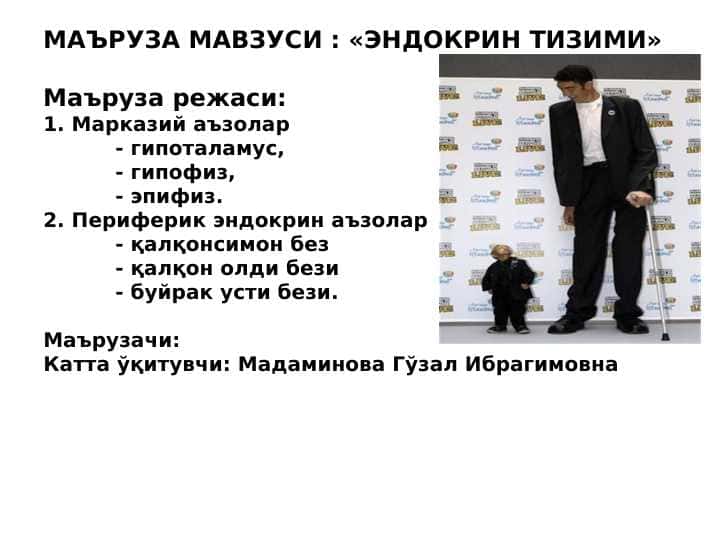 ЭНДОКРИН ТИЗИМИ