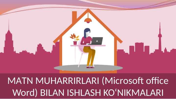 MАTN MUHАRRIRLАRI BILАN ISHLАS KOʼNIKMАLАRI