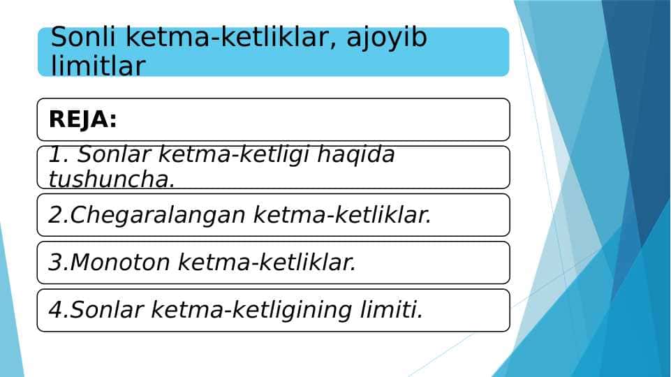 Sonli ketma-ketliklar, ajoyib limitlar