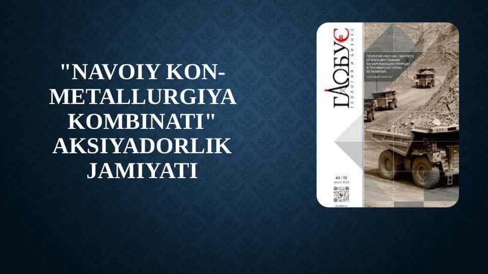 "Navoiy kon-metallurgiya kombinati" aksiyadorlik jamiyati