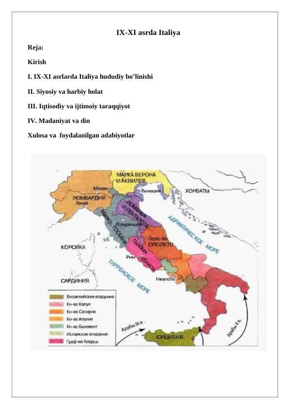 IX-XI asrda Italiya 25