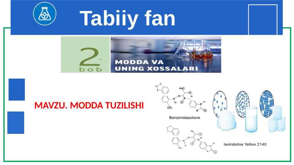 Modda va uning xossalari.