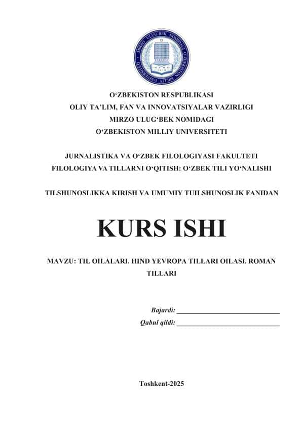 Til oilalari. Hind-Yevropa tilllari
