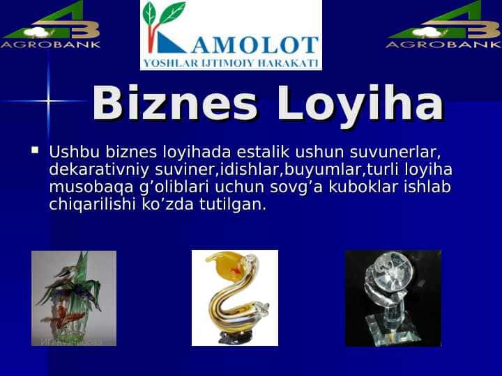 shisha buyumlaridan suviner tayyorlash