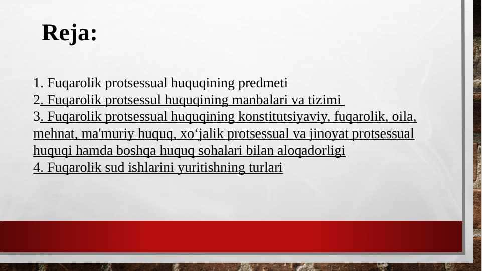 Fuqarolik protsessual huquqi
