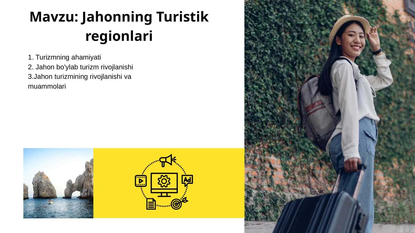 Jahonning Turistik regionlari