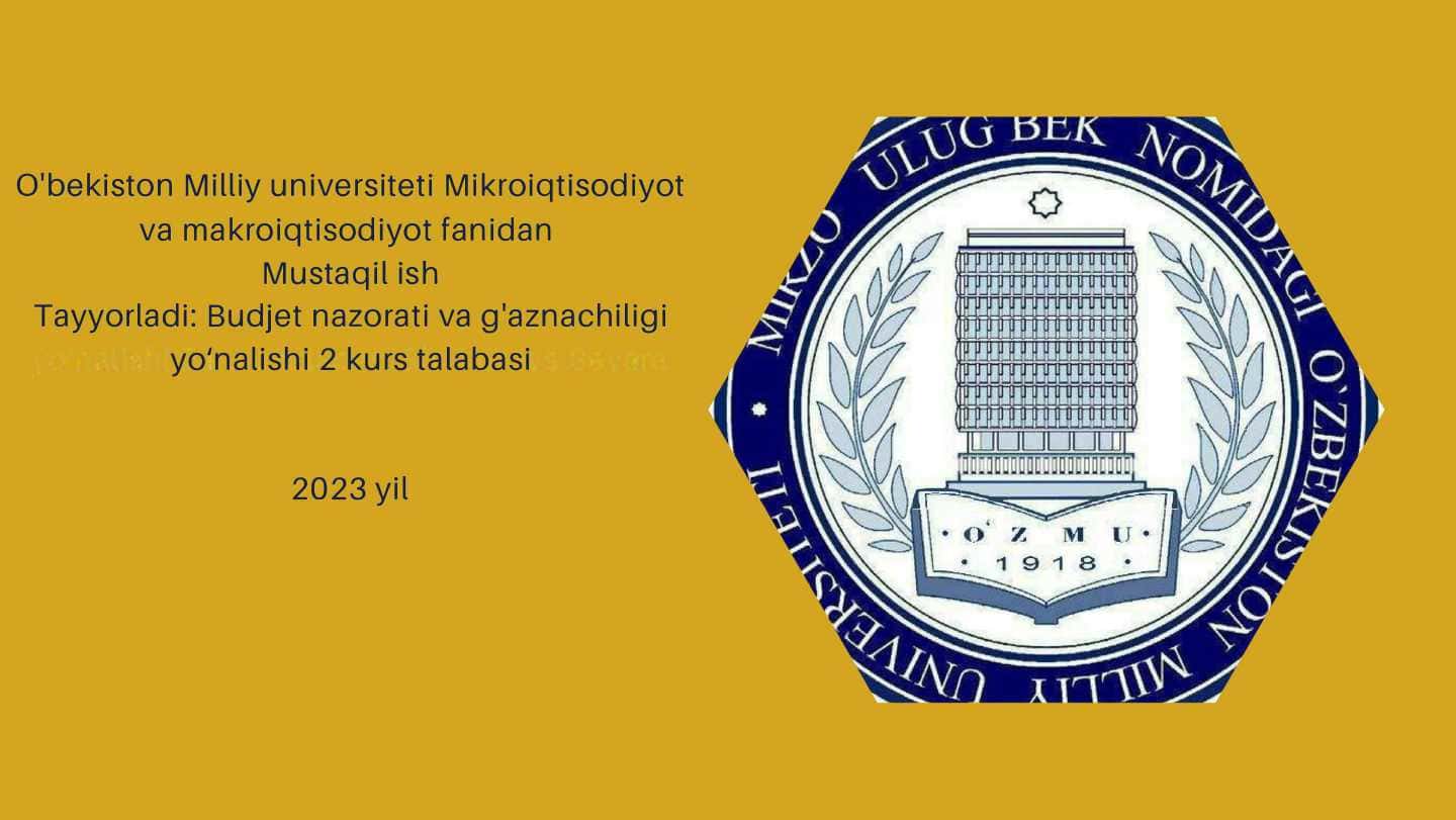 Mavzu:Naflik va chekli naflik, chekli naflikni kamayish qonuni