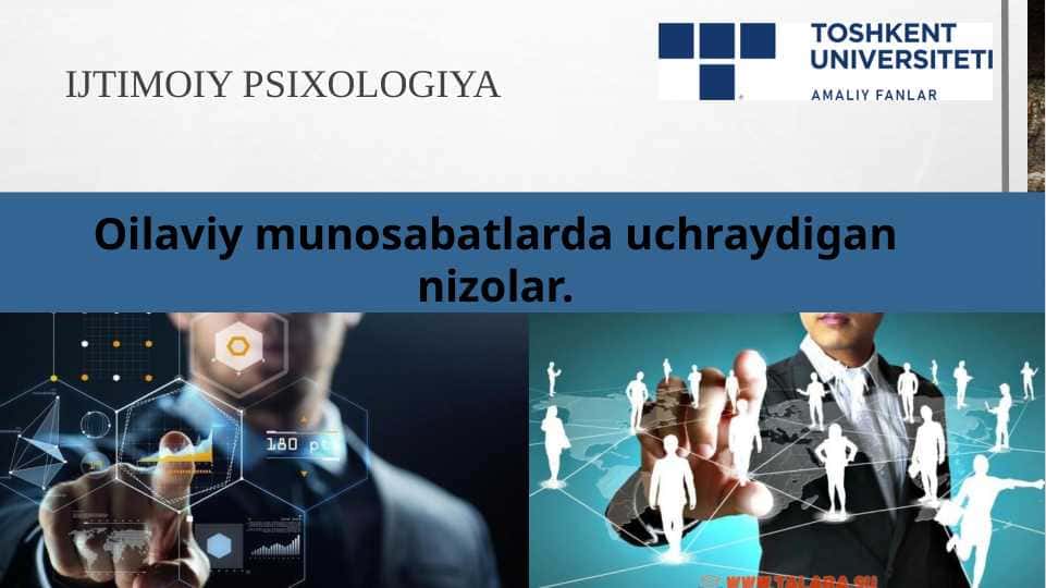 Oilaviy munosabatlarda uchraydigan nizolar.