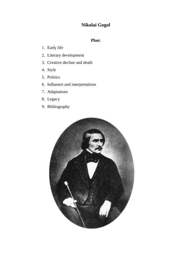 Nikolai Gogol