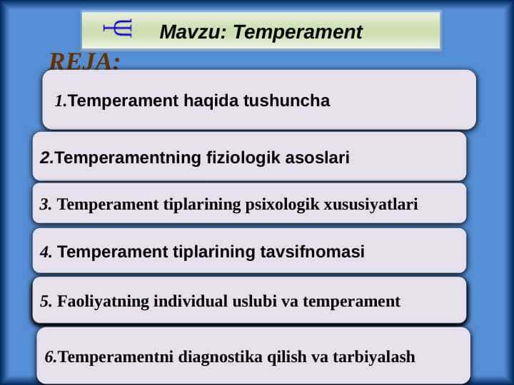 Temperament