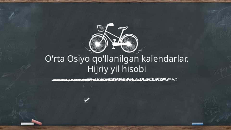 O'rta Osiyo qo'llanilgan kalendarlar.
Hijriy yil hisobi