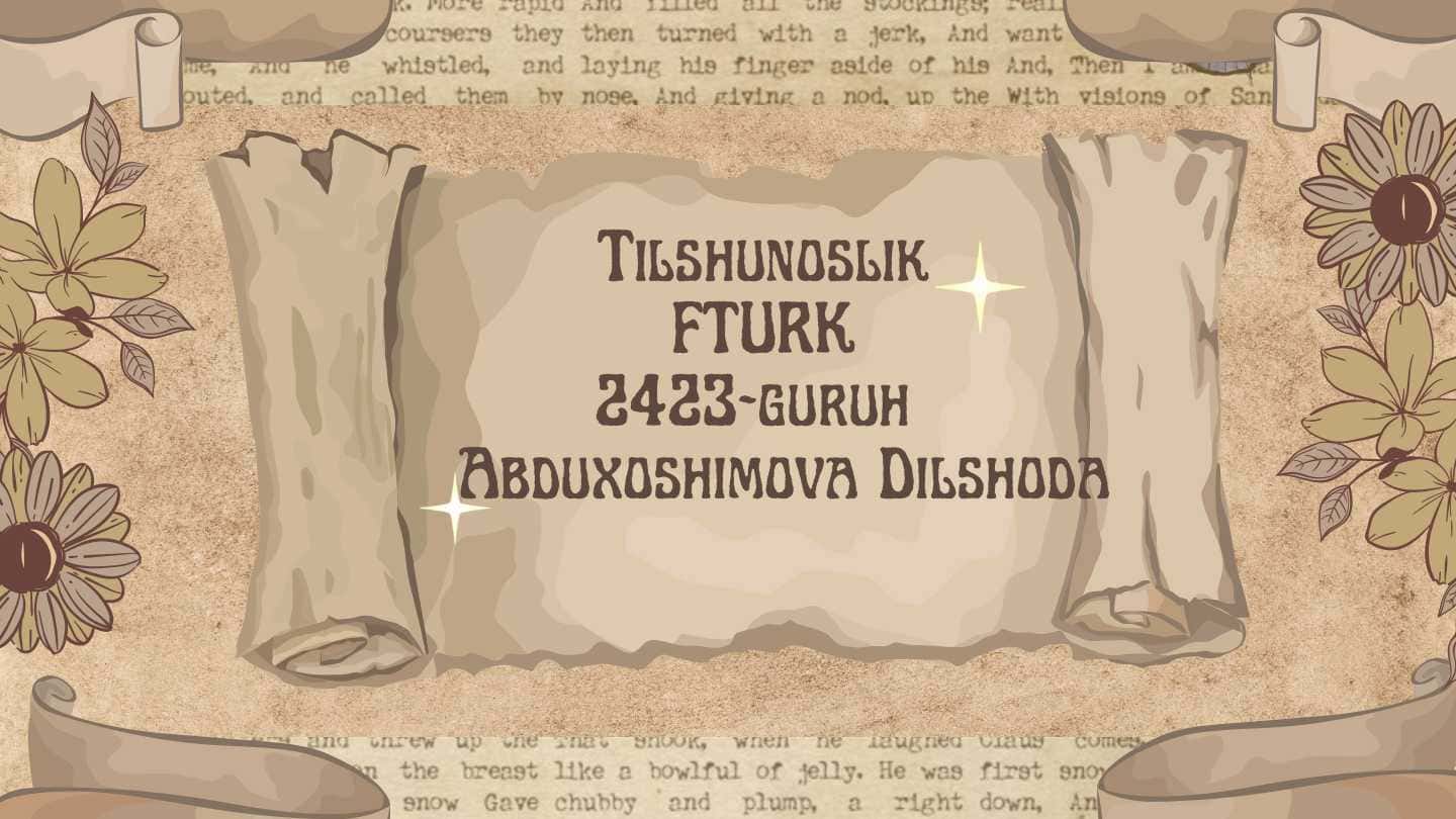 RUS TILSHUNOSLIGI