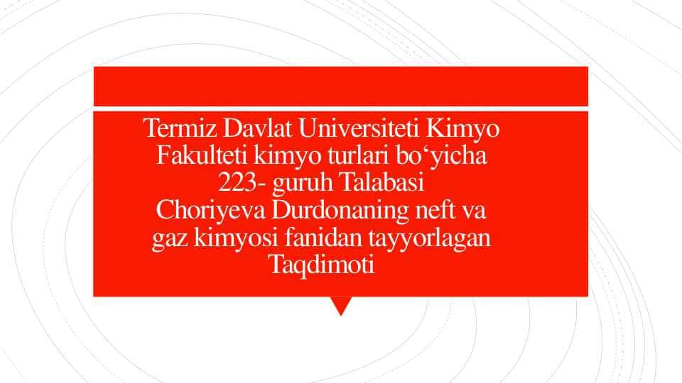 Uglevodorodlarni piroliz qilish jarayoni