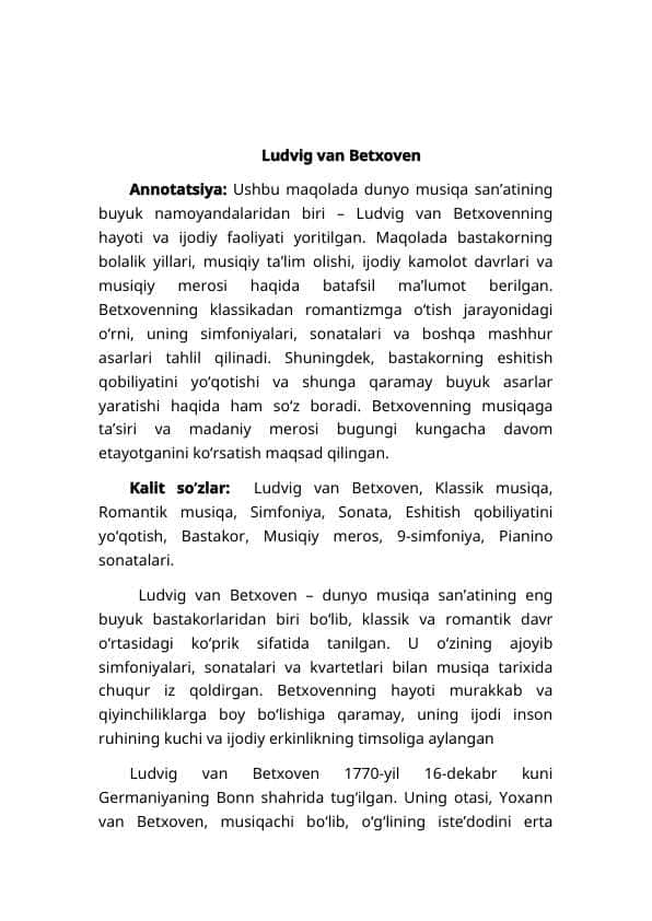 Lyudvig van Betxoven