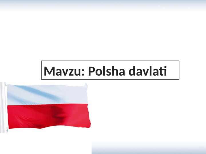 Polsha davlati Iqtisodiyoti