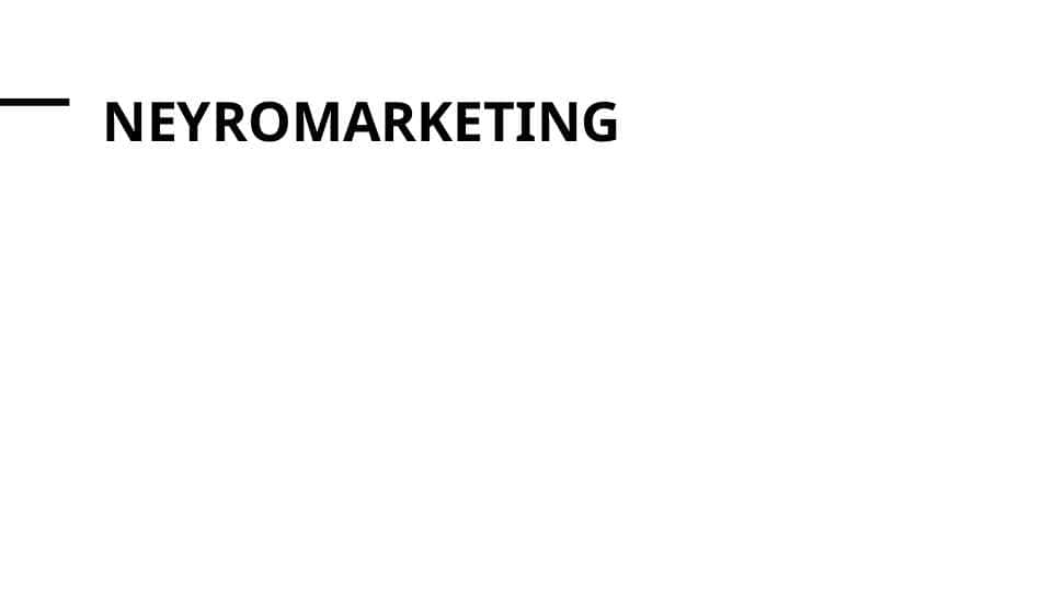 Neyromarketing