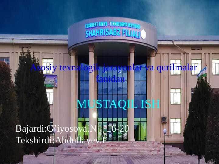 Issiqlik almashinish jarayonlari(isitish ,sovutish,kondensatsiyalash,bilarmish va bugʻlanish)