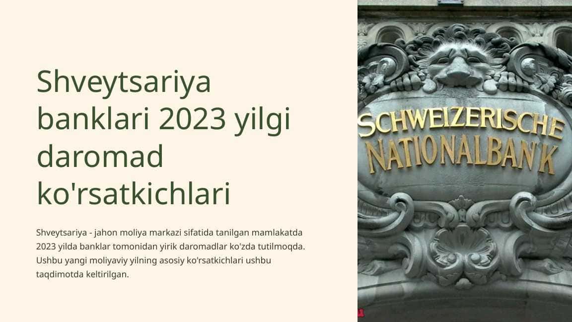 Shveytsariya banklari