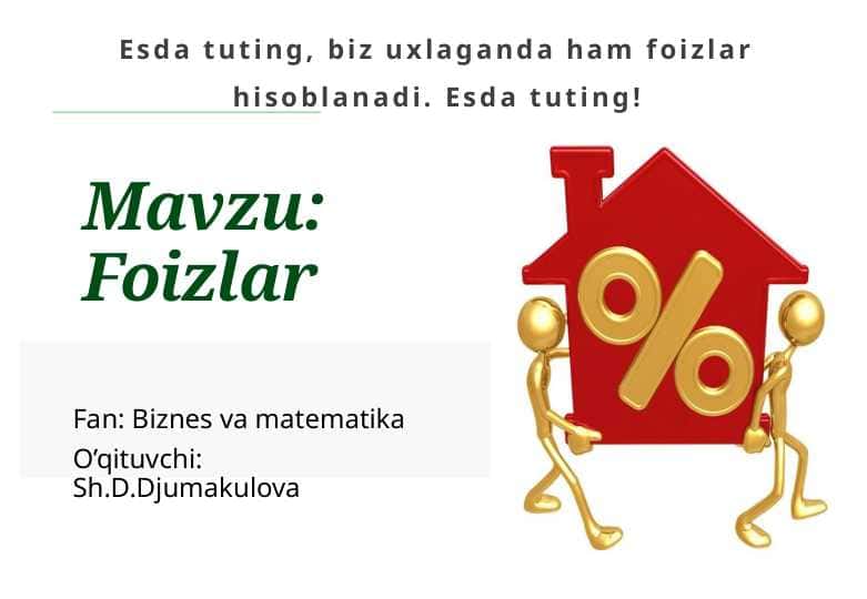 Biznes va matematika