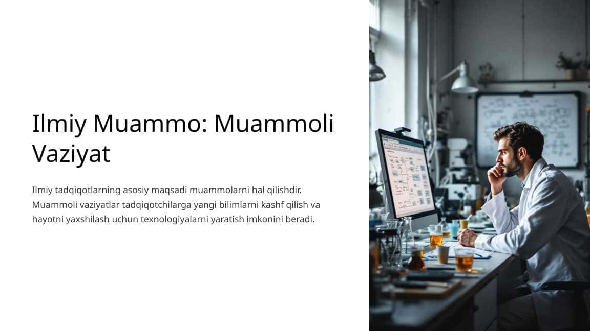 Ilmiy muammo. Muammoli vaziyat_7
