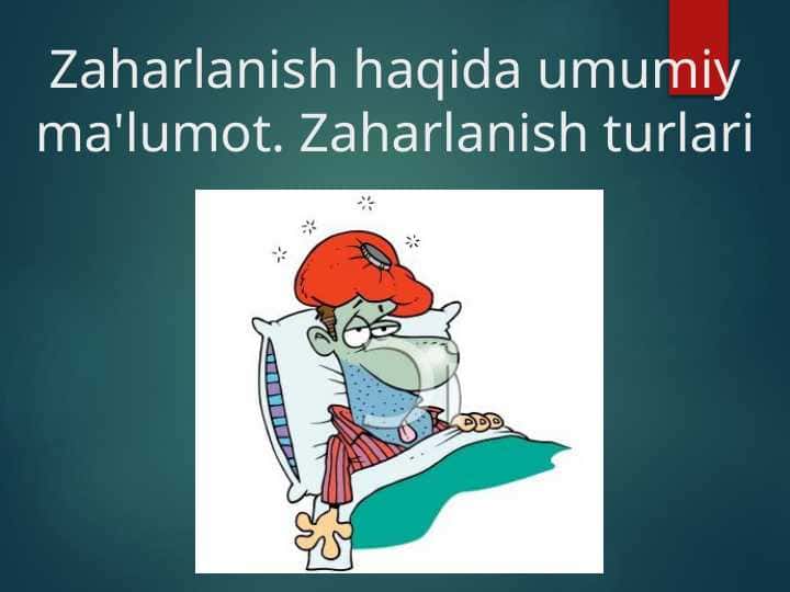 Zaharlanish