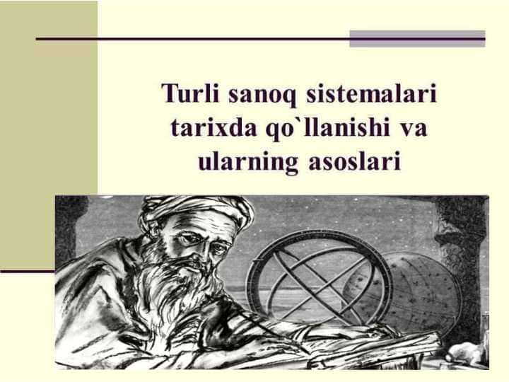 Turli sanoq sistemalari