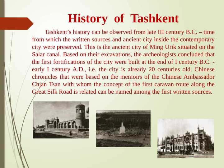 Нistory of Tashkent
