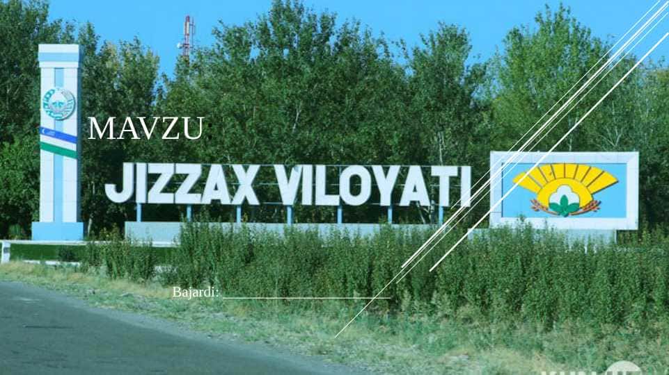 Jizzax viloyati
