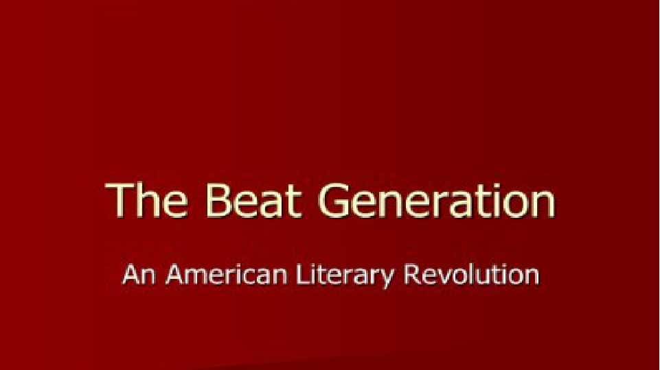 Beat Generation
