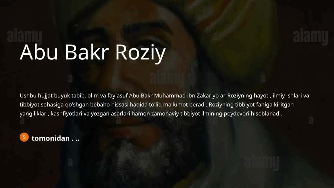 Abu Bakr Roziy