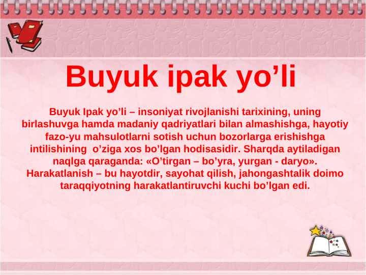 Buyuk ipak yo’li