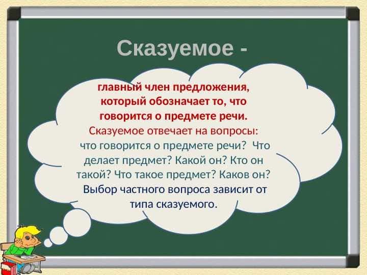 сказуемое