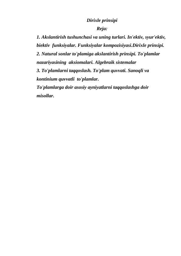 Dirixle prinsipi