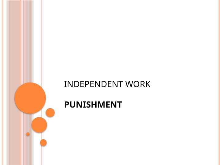 PUNISHMENT