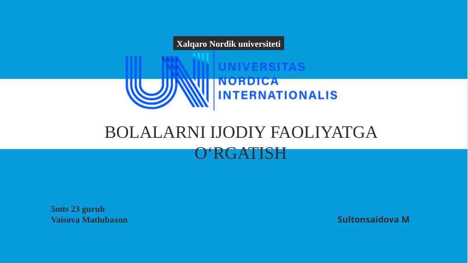 Maktabgacha yoshdagi bolalarning dunyo qarashini shakllantirishda tasviriy faoliyatning ahamiyati